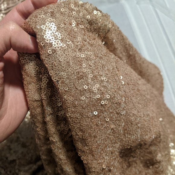 THEIA Jessica Bridesmaid Dress (Matte Rose Gold) - Picture 4 of 7